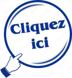 Cliquez ici bleu